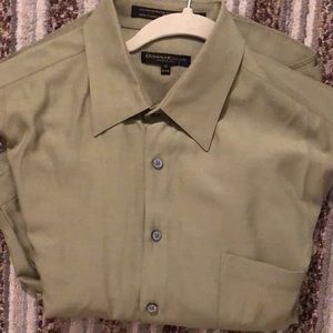 Men’s Donna Karan dress shirt-khaki
